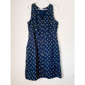 J. Crew Sleeveless Navy Dress